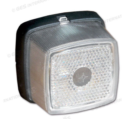 Luce ingombro Laterale Side Marker Bianco Camper