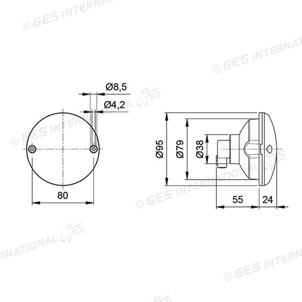 Fanale Posteriore Direzione Lampadina Arancione Arca CI PLA Trigano SEA Adria